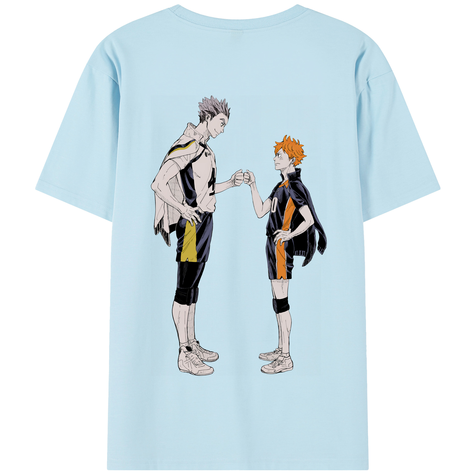 （画像用） ハイキュー!! Haikyu!! 綿100％半袖Tシャツ（背面プリント）